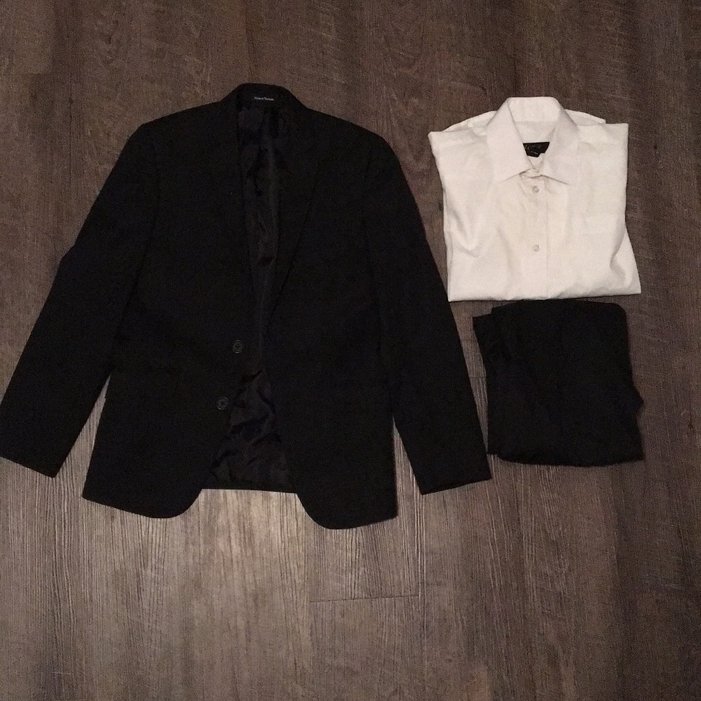 Boys black suit set